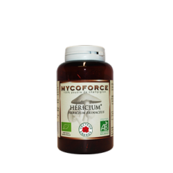 Hricium- 180 glules - Bio* - Mycoforce - Poudre de champignon - Vecteur Energy