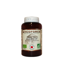 Agaricus- 180 glules - Bio* - Mycoforce - Poudre de champignon - Vecteur Energy