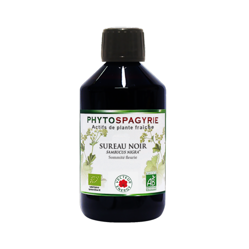 Sureau - 300 ml - Phytospagyrie - Extrait de plante biologique* - Vecteur Energy