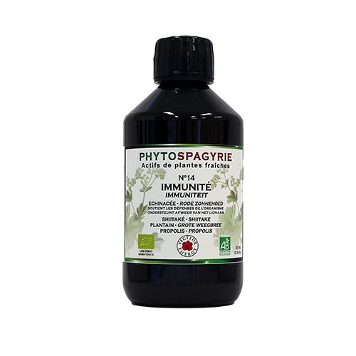 Phytospagyrie N°14 Immunité - Bio* - 300 ml - Synergie de plantes biologiques* - Vecteur Energy