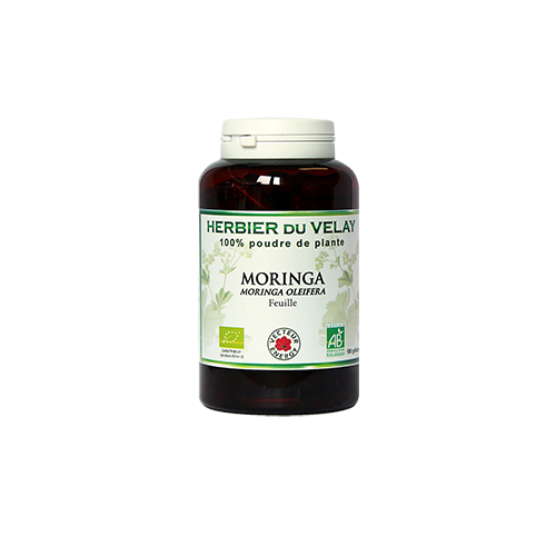 Moringa - Bio* - 180 gélules de plante - Phytothérapie - Vecteur Energy