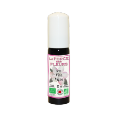 La Force des Fleurs N°32 Vine / Vigne - Fleurs de Bach - Bio - Sans sucres - Sans alcool - 30ml