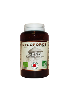 Chaga - 150 gélules - Bio* - MYCOFORCE