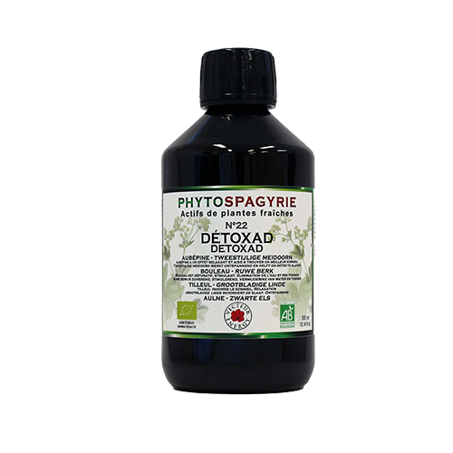 Phytospagyrie N°22 DetoxAd- Bio* - 300 ml - Synergie de plantes biologiques* - Vecteur Energy