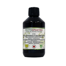 Phytospagyrie N15 Stimulant Physique et quilibre nerveux - Bio* - 300 ml - Synergie de plantes biologiques* - Vecteur Energy