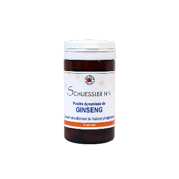 Sels biochimiques de Schuessler N09 - Ginseng - Natrium phosphoricum - 30 glules - Vecteur Energy