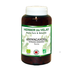 Ashwagandha - Bio* - 180 gélules de plante - Phytothérapie - Vecteur Energy