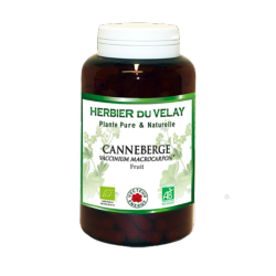 Canneberge - Bio* - 180 gélules de plante - Phytothérapie - Vecteur Energy