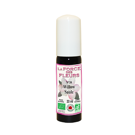 La Force des Fleurs N°38 Willow / Saule - Fleurs de Bach - Bio - Sans sucres - Sans alcool - 30ml