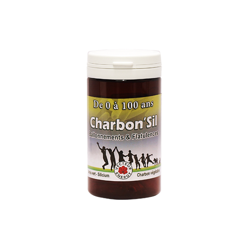 Charbon'Sil - 60 gélules - Complément alimentaire - Vecteur Energy