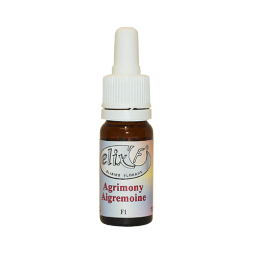 ELIX'F N°01 - Aigremoine / Agrimony - 10 ml - Elixir floral - Fleur de Bach - Vecteur Energy