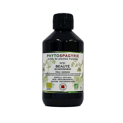 Phytospagyrie N°21 Beauté - Bio* - 300 ml - Synergie de plantes biologiques* - Vecteur Energy