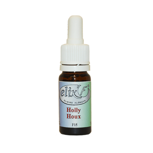 ELIX'F - Houx / Holly N°15 - 10 ml - Elixir floral - Fleur de Bach - Vecteur Energy