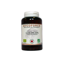 Cordyceps- 180 gélules - Bio* - Mycoforce - Poudre de champignon - Vecteur Energy