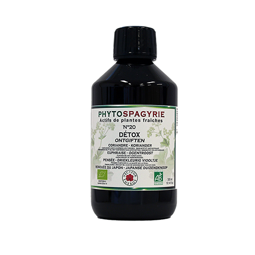 Phytospagyrie N°20 Détox - Bio* - 300 ml - Synergie de plantes biologiques* - Vecteur Energy