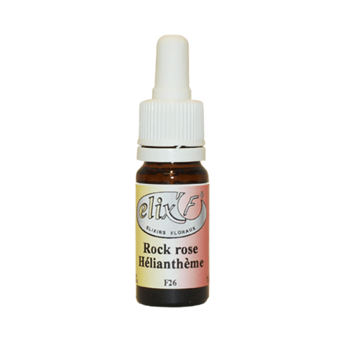 ELIX'F N°26 - Hélianthème / Rock rose - 10 ml - Elixir floral - Fleur de Bach - Vecteur Energy