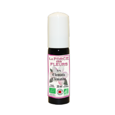 La Force des Fleurs N09 Clematis / Clmatite - Fleur de Bach - Bio - Sans sucres - Sans alcool - 30ml