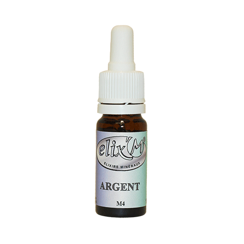 Elix'M - Elixir minéral Argent Colloïdal sans alcool - 10 ml - Vecteur Energy