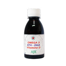 AJR Omega 3 - EPA - DHA - Vitamine D - 150 ml - Vecteur Energy