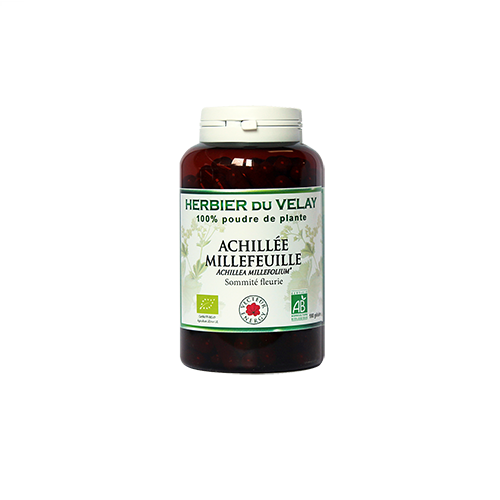 Achillée millefeuille - Bio* - 180 gélules de plante - Phytothérapie - Vecteur Energy