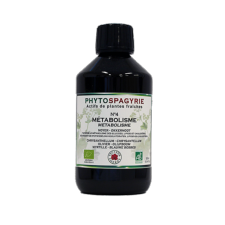 Phytospagyrie N04 Mtabolisme - Bio* - 300 ml - Synergie de plantes biologiques* - Vecteur Energy