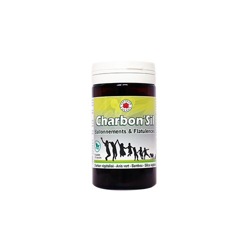 Charbon'Sil - 60 gélules - Complément alimentaire - Vecteur Energy
