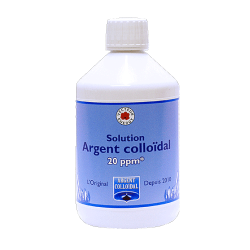 Argent colloïdal 20 ppm - 500 ml - Argent colloïdal - Vecteur Energy
