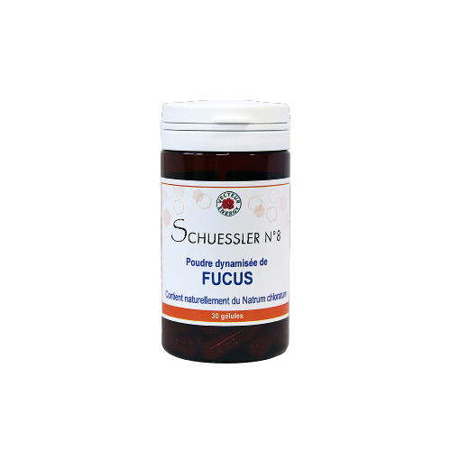 Sels biochimiques de Schuessler N°08 - Fucus - Natrium Chloratum - 30 gélules - Vecteur Energy