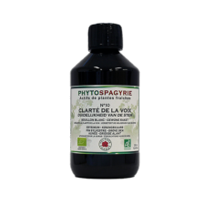 Phytospagyrie N°10 Clarté de la voix - Bio* - 300 ml - Synergie de plantes biologiques *- Vecteur Energy