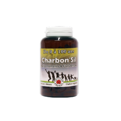 Charbon'Sil - 180 gélules - Complément alimentaire - Vecteur Energy