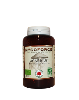 Agaricus - 180 gélules - Bio* - MYCOFORCE