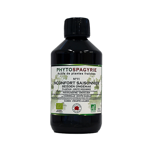 Phytospagyrie N°11 Inconfort saisonnier - Bio* - 300 ml - Synergie de plantes biologiques* - Vecteur Energy