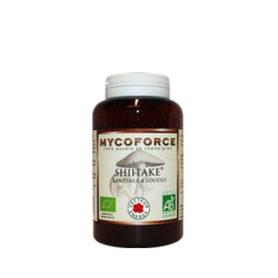 Shiitaké- 180 gélules - Bio* - Mycoforce - Poudre de champignon - Vecteur Energy