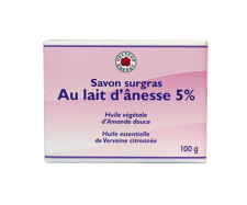 Savon surgras au Lait dnesse 5% - 100 g