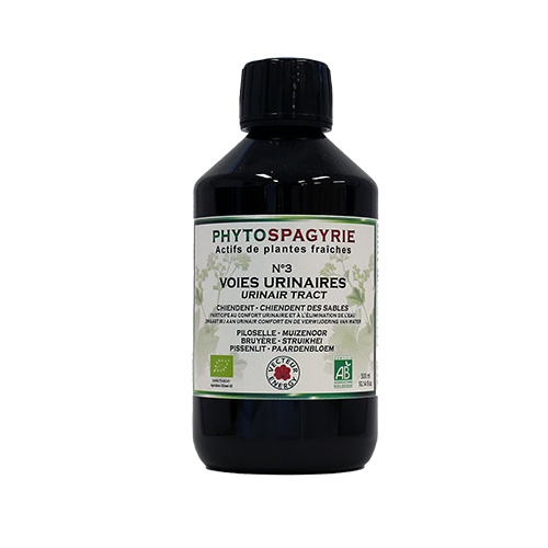 Phytospagyrie N°03 Voies urinaires - Bio* - 300 ml - Synergie de plantes biologiques* - Vecteur Energy