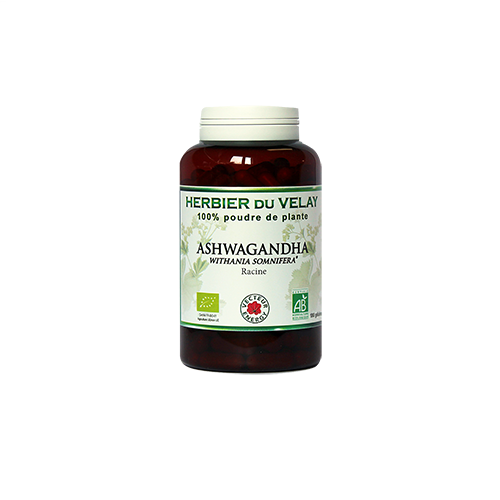 Ashwagandha - Bio* - 180 gélules de plante - Phytothérapie - Vecteur Energy
