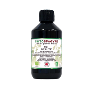 Phytospagyrie N°21 Beauté - Bio* - 300 ml - Synergie de plantes biologiques* - Vecteur Energy