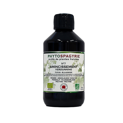 Phytospagyrie N°07 Amincissement - Bio* - 300 ml - Synergie de plantes biologiques* - Vecteur Energy