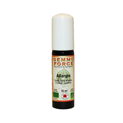 GemmoForce Complexe N°01 - Allergie - sans alcool - Bio - 30 ml - Gemmothérapie - Vecteur Energy