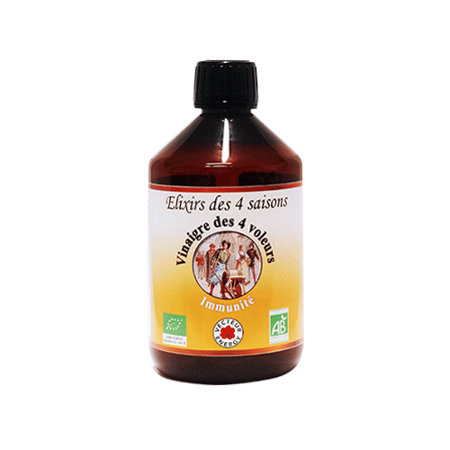 Vinaigre Immunité - Bio* - Elixir des 4 Saisons - 500 ml - Vecteur Energy