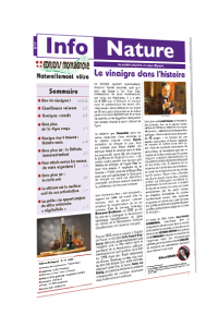 Info Nature Vinaigres Info Nature Vinaigres